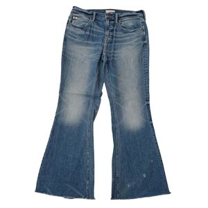 Vintage-Inspired Blue Flare Jeans - Wide Leg Denim